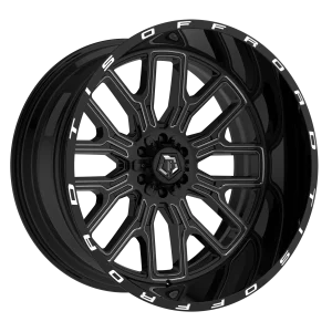 TIS Wheels – 560BM – Black – 20″x10″ -25mm – Summer Wheels – 560BM2106825